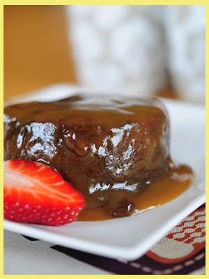 Sticky Toffee Pudding with Toffee Sauce